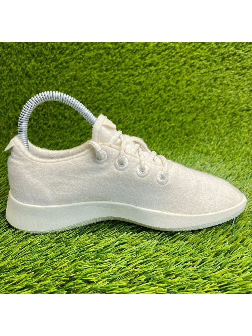 Allbirds Wool Runners Natural White Womens Size 6 Running Walking Shoes Sneakers